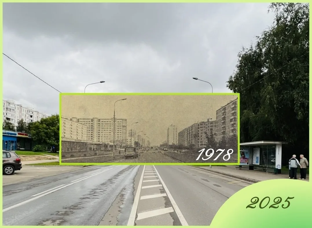 📸 Улица Молостовых: тогда и сейчас. Чёрно-белый снимок был опубликован в журнале «Горо...