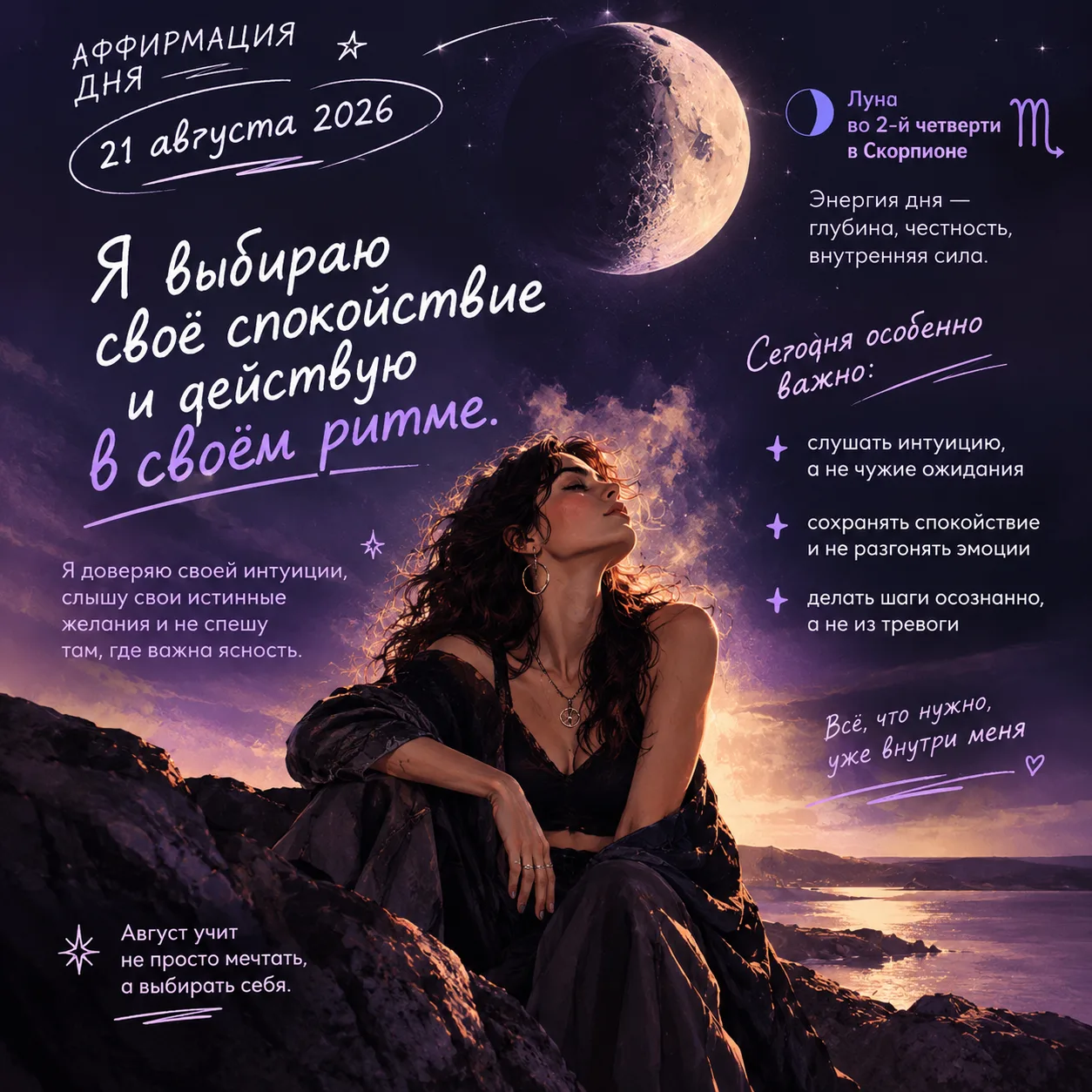 ✨ Общий прогноз - это хорошо. Но личный всегда точнее.