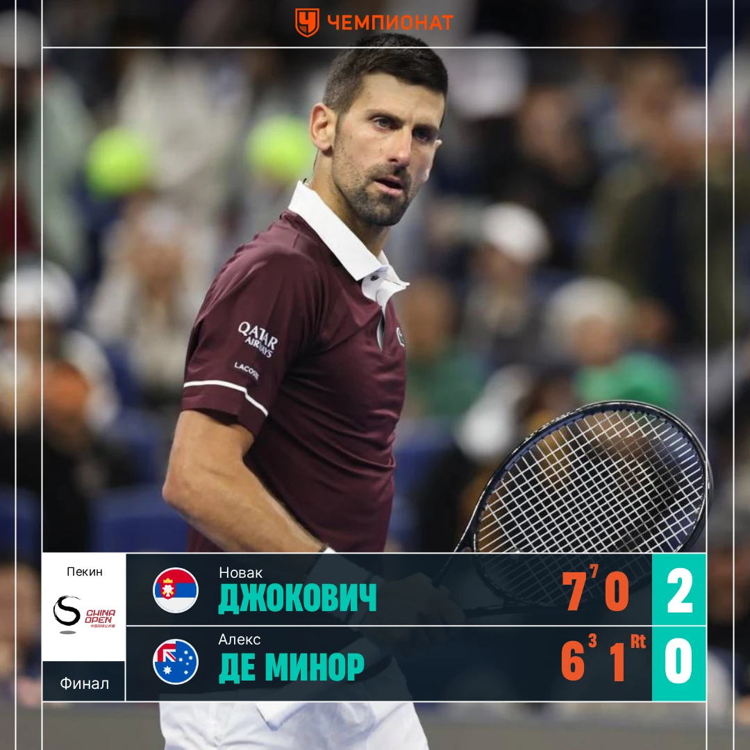 ⚡️🇷🇸 Джокович — чемпион Пекина!