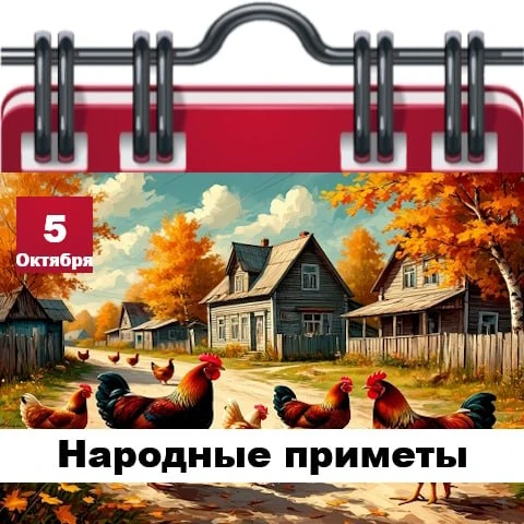 Народные приметы 5 октября