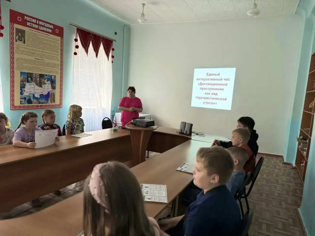 ✅В рамках X Единого дня профилактики терроризма, который прошел в Республике Мордовия, в пришкольном
