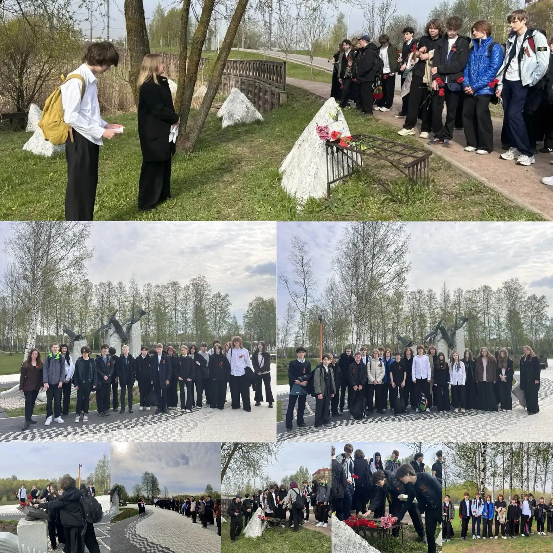 🕊️🇷🇺 Память, которую мы сохраняем  В рамках недели, посвящённой Дню Победы, учащиеся нашей школы про
