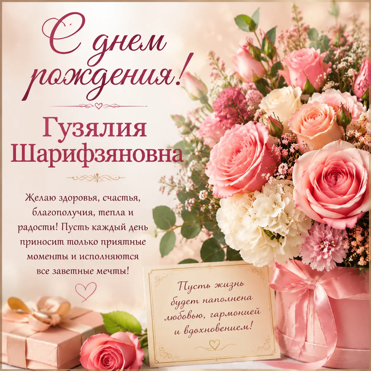 Уважаемая Гузялия Шарифзяновна!
