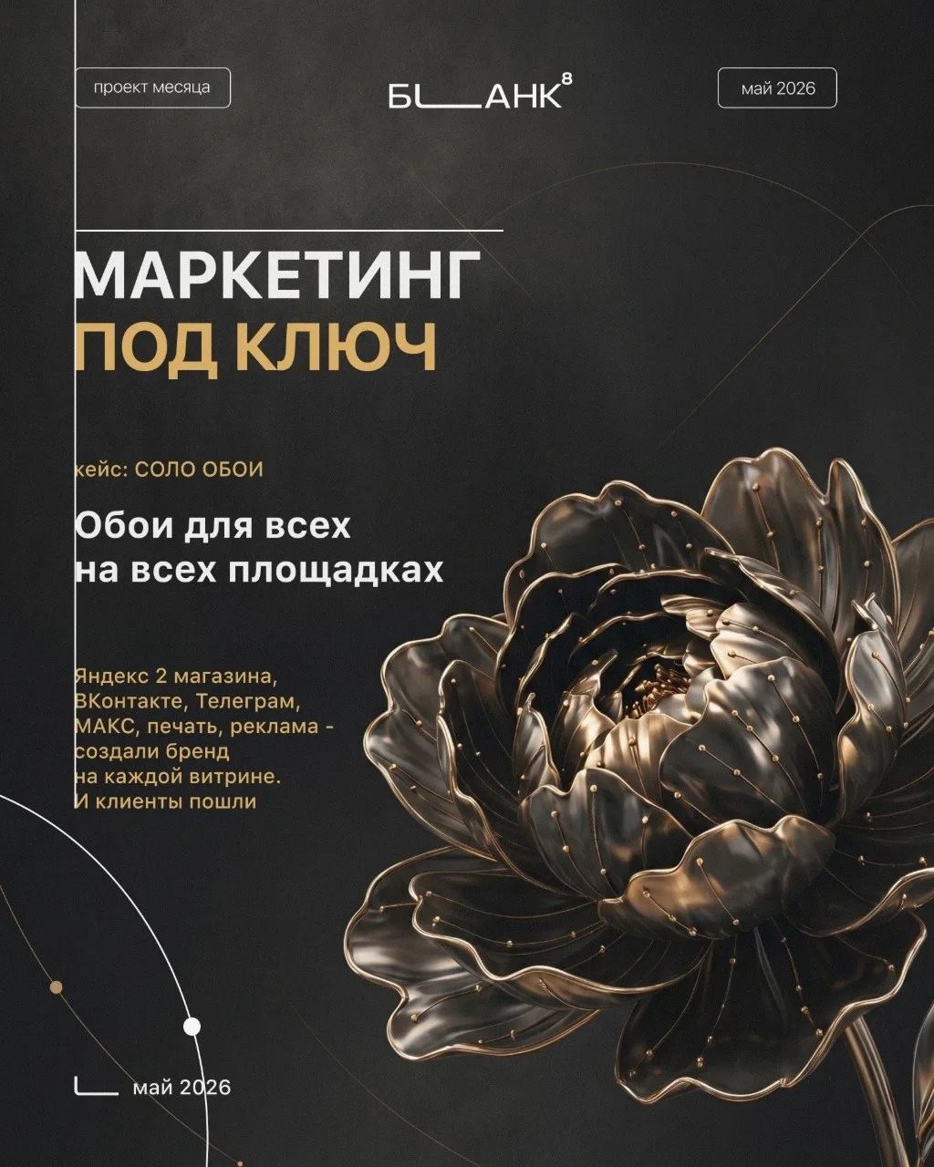Маркетинг под ключ. Кейс — СОЛО ОБОИ