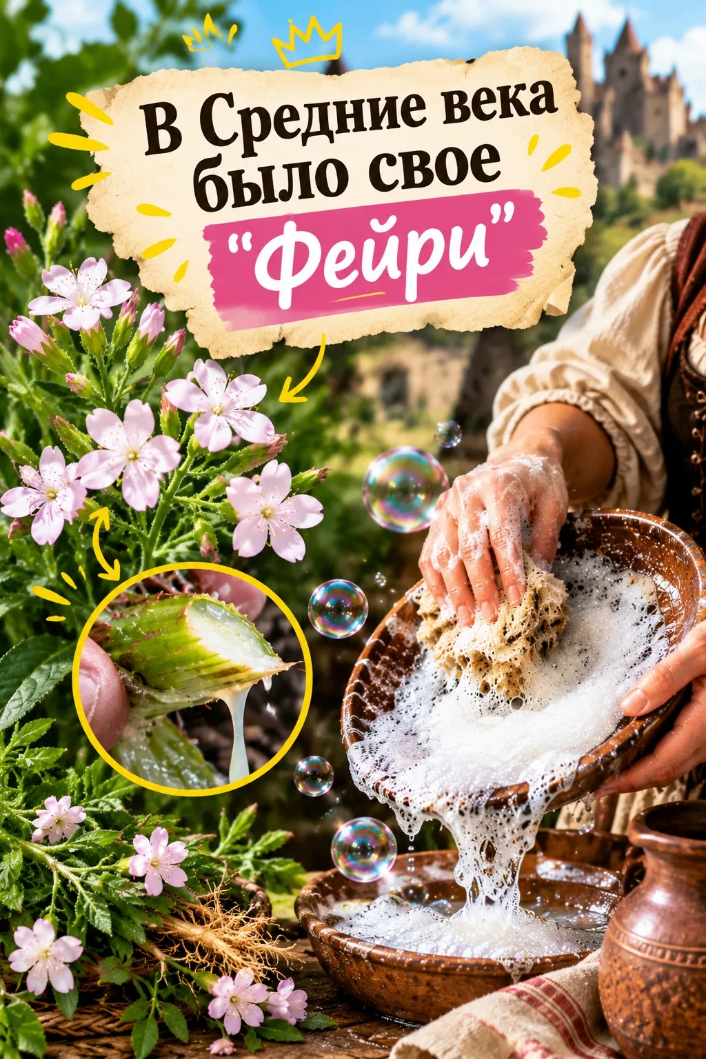 А вы знали, что в средневековье пользовались средством для мытья посуды? Так же как и с...