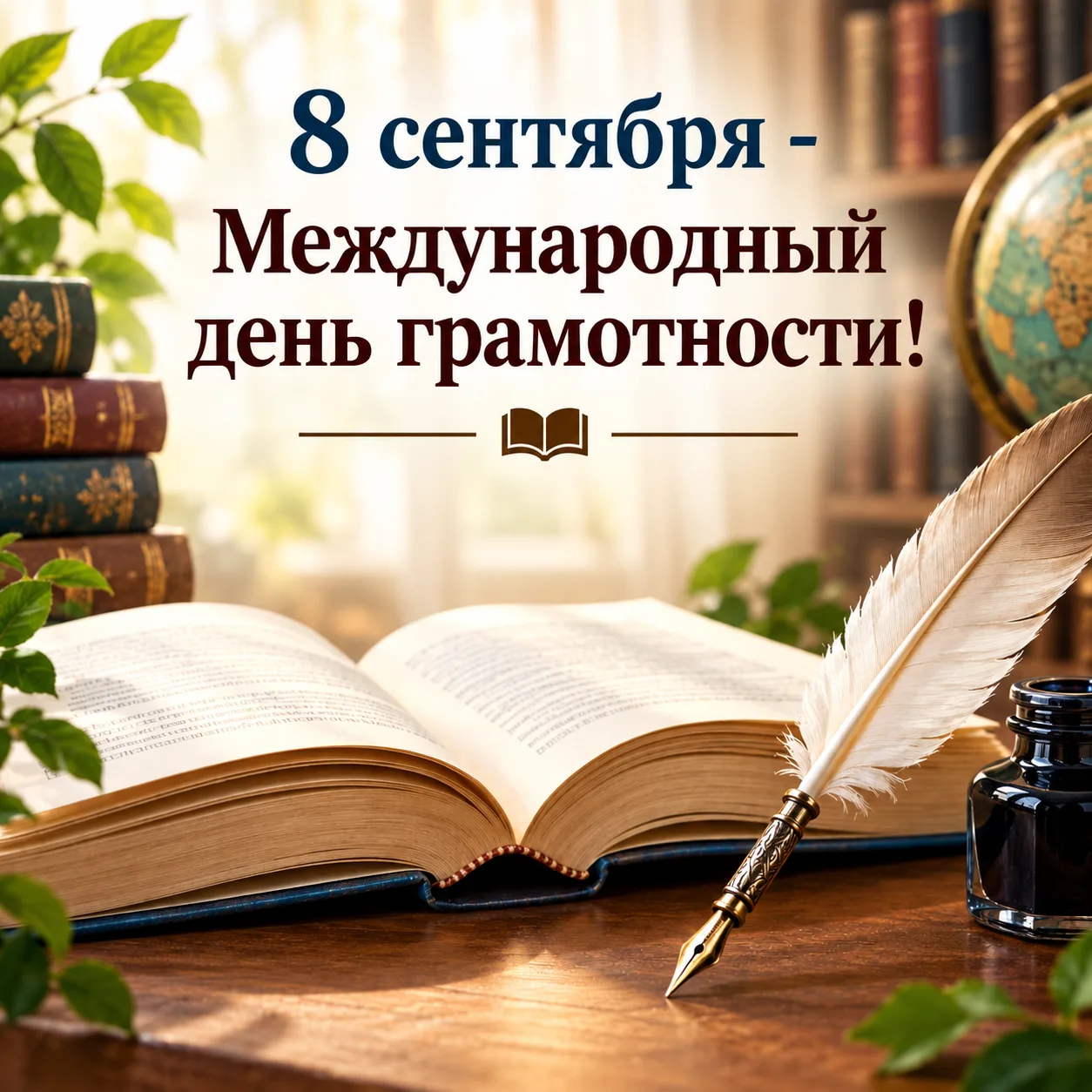 8 сентября мы отмечаем Международный день грамотности.