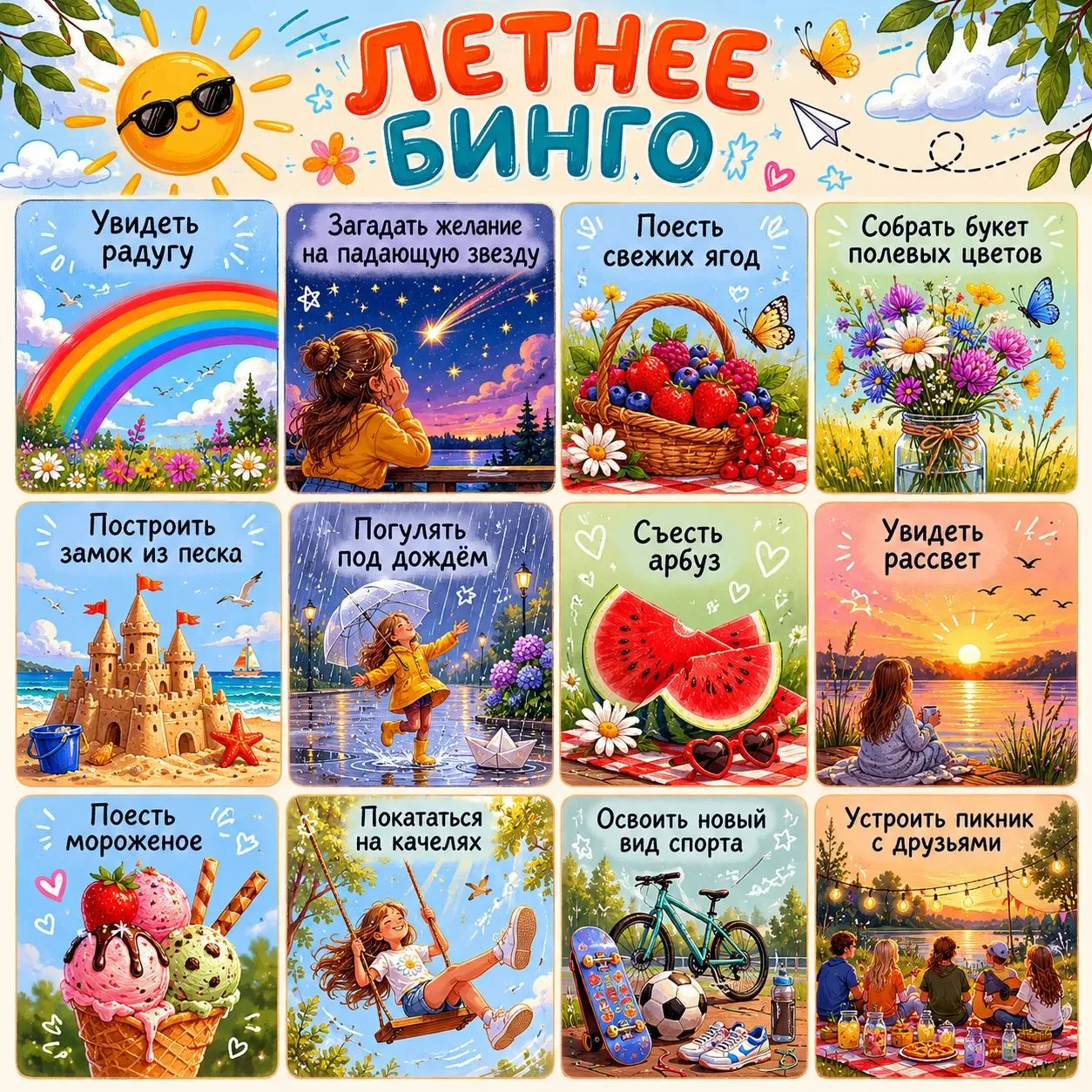 🌼🧘‍♀️🌸🌺 Что из этого списка вы уже выполнили?