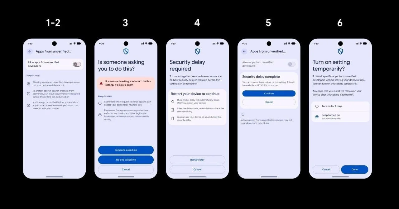 Google ужесточает установку APK-файлов на Android