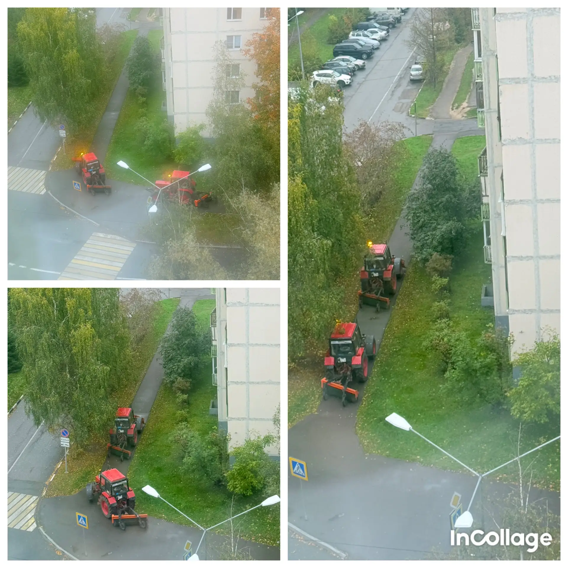 Доброе утро!Синий трактор заменился на красный!!!😀