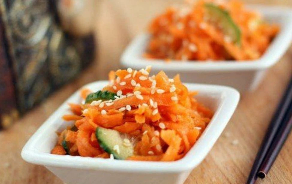 ОСТРЫЙ САЛАТ ИЗ МОРКОВИ #салат