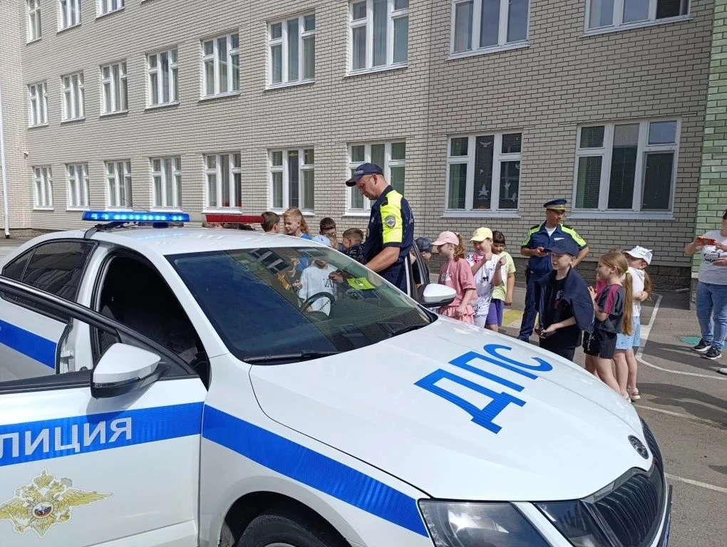 🚓 В нашем пришкольном лагере прошел настоящий урок безопасности!