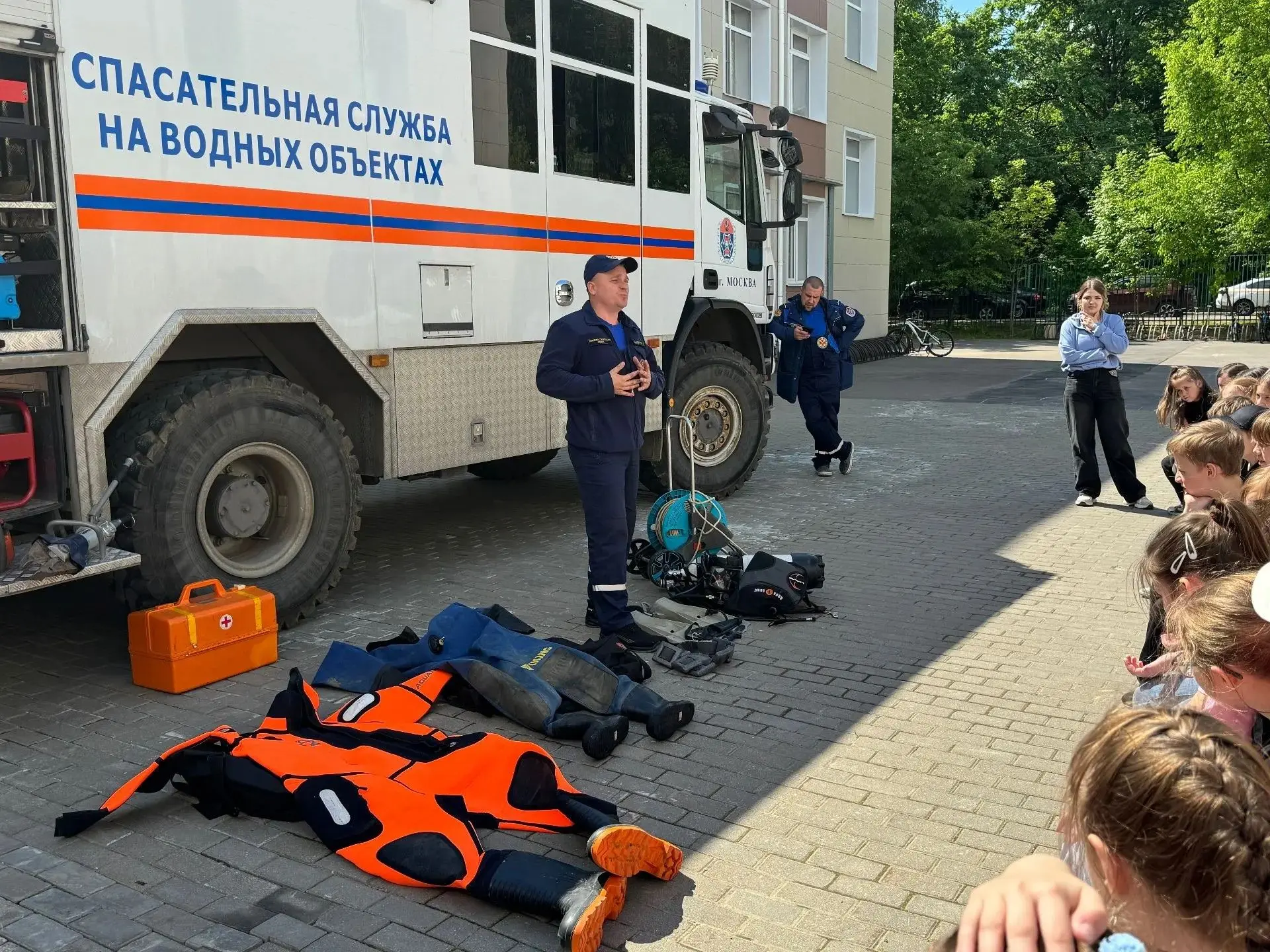 Урок безопасности провели для участников летней образовательной смены

Сотрудники поисково-спасатель