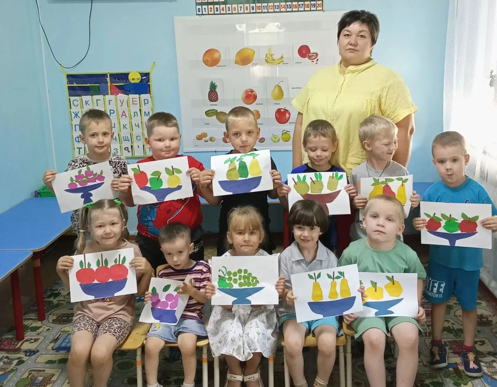 Ешьте овощи и фрукты-