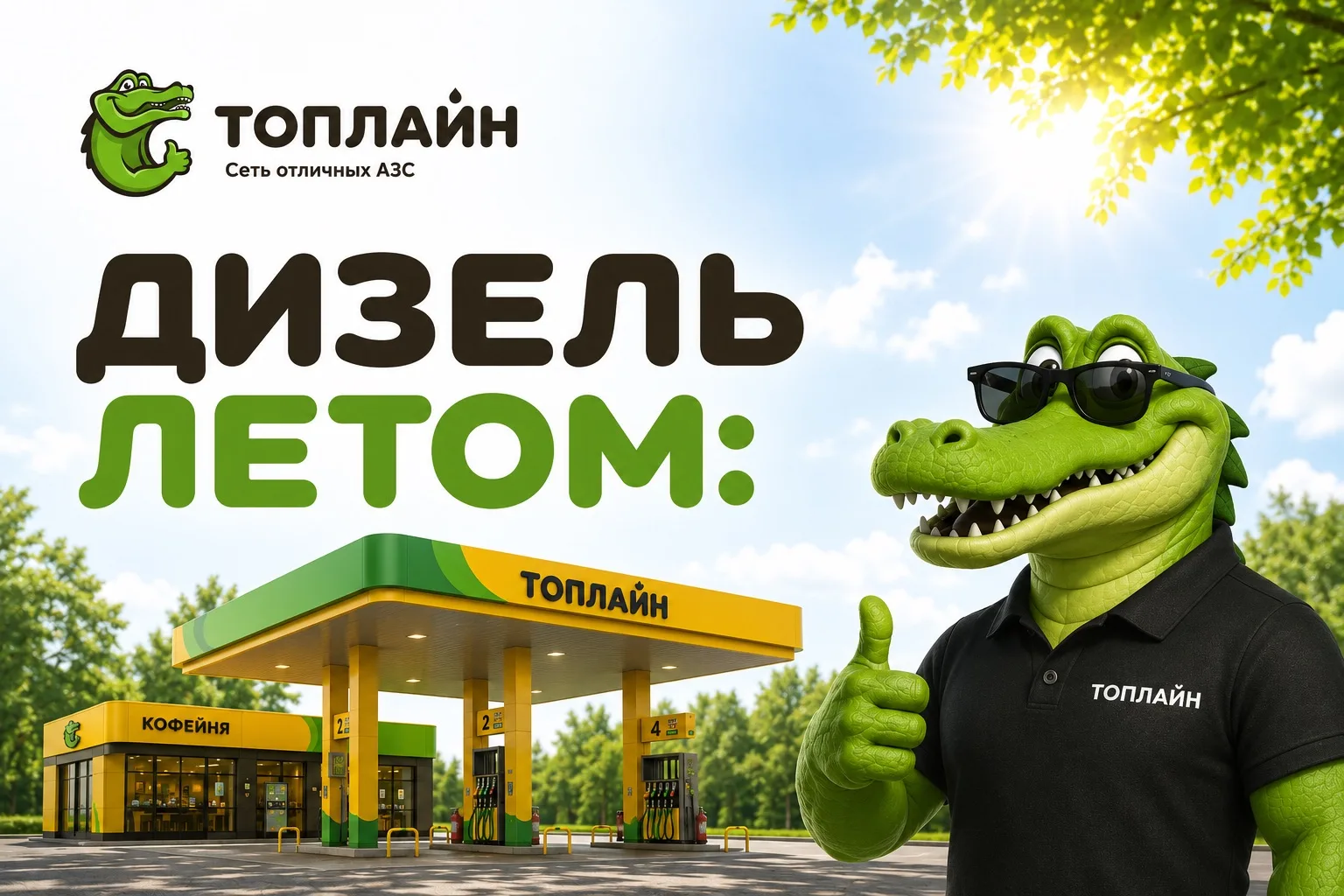 Дизель летом: 5 полезных советов от АЗС Топлайн!