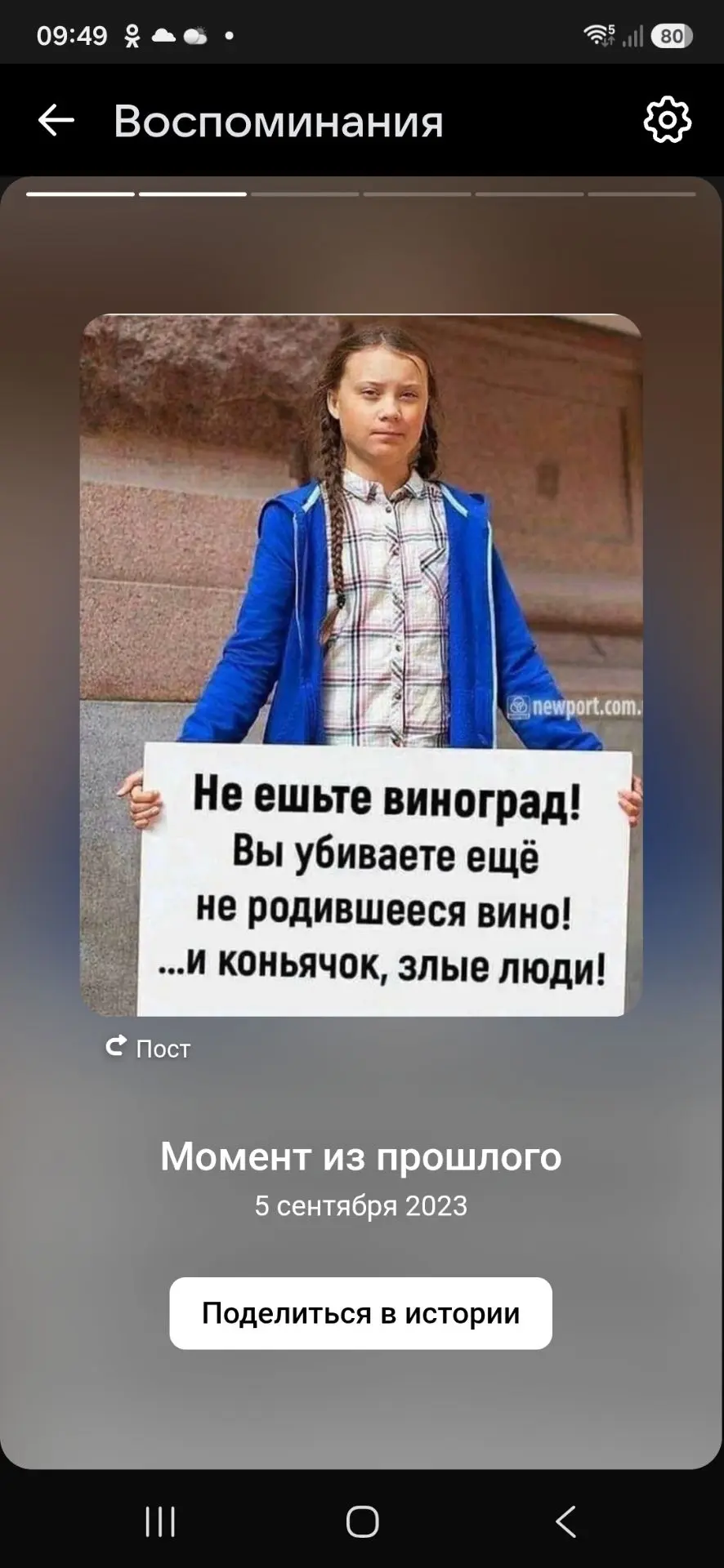 Что-то давно о Грете ничего не слышно... )