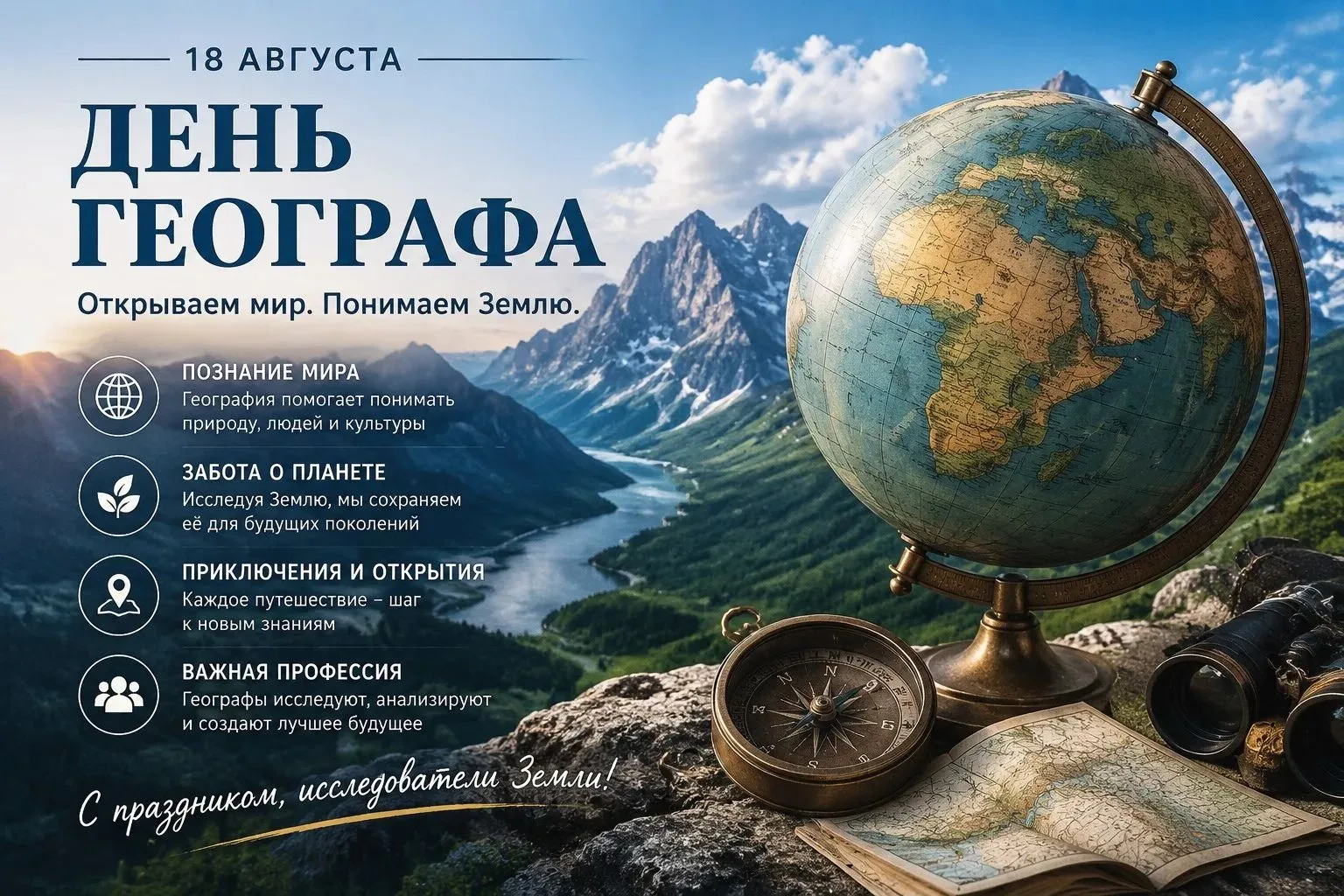 18 августа — День географа