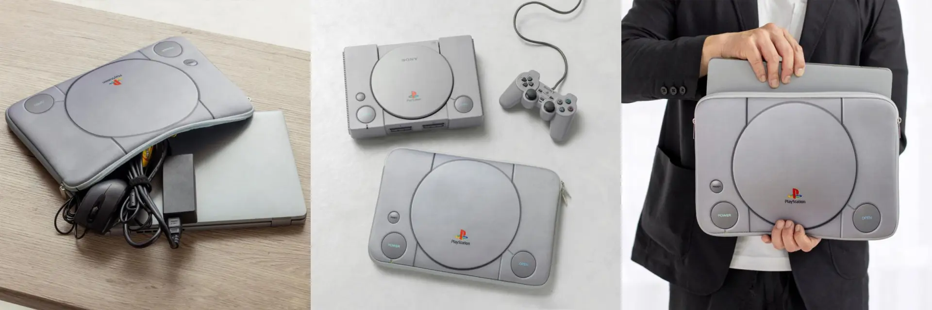 Из первой PlayStation сделали сумку для ноутбука

Называется Multi Cushion Case BOOK, а продаётся на