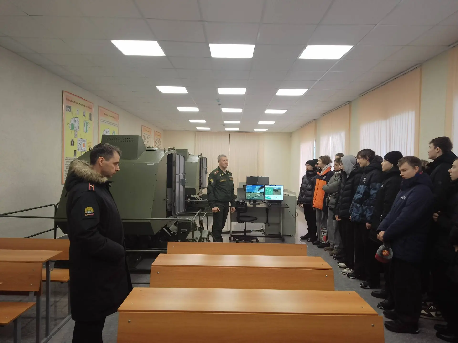 📢 Военно-профессиональная ориентация на базе Пензенского Артиллерийского Инженерного Института.  На 
