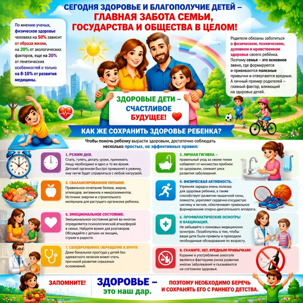 НЕДЕЛЯ СОХРАНЕНИЯ ЗДОРОВЬЯ ДЕТЕЙ