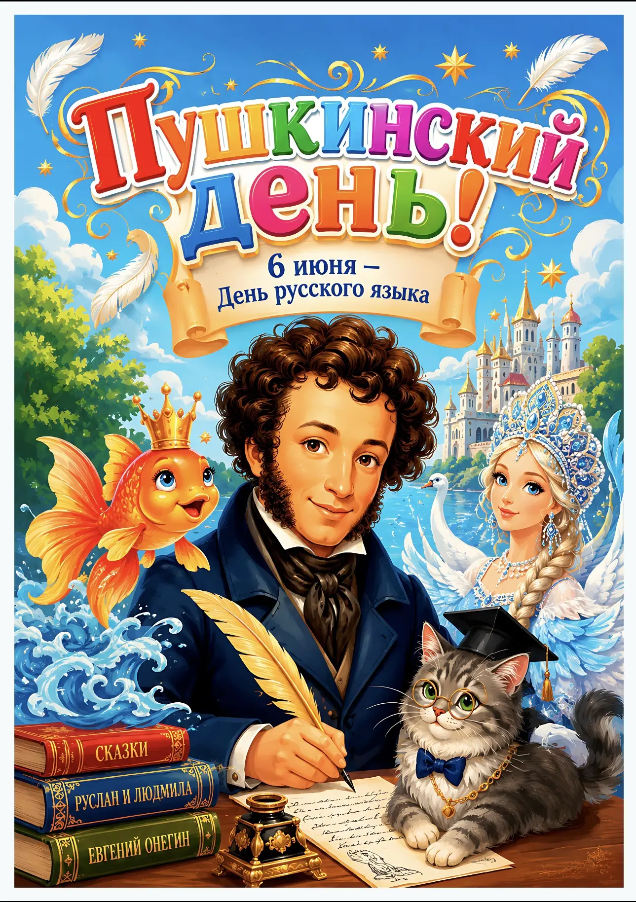 День русского языка (второе название — Пушкинский день) — праздник, который ежегодно отмечается 6 ию