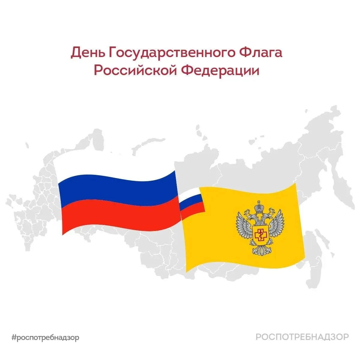Роспотребнадзор поздравляет с Днем Государственного флага Российской Федерации! 🇷🇺