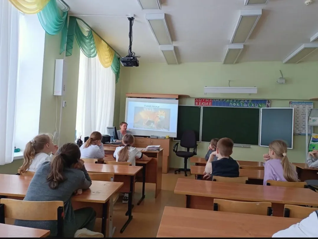 Юные Эколята встретились с Валентиной Васильевной Чеботаревой, директором Теллермановского опытного 