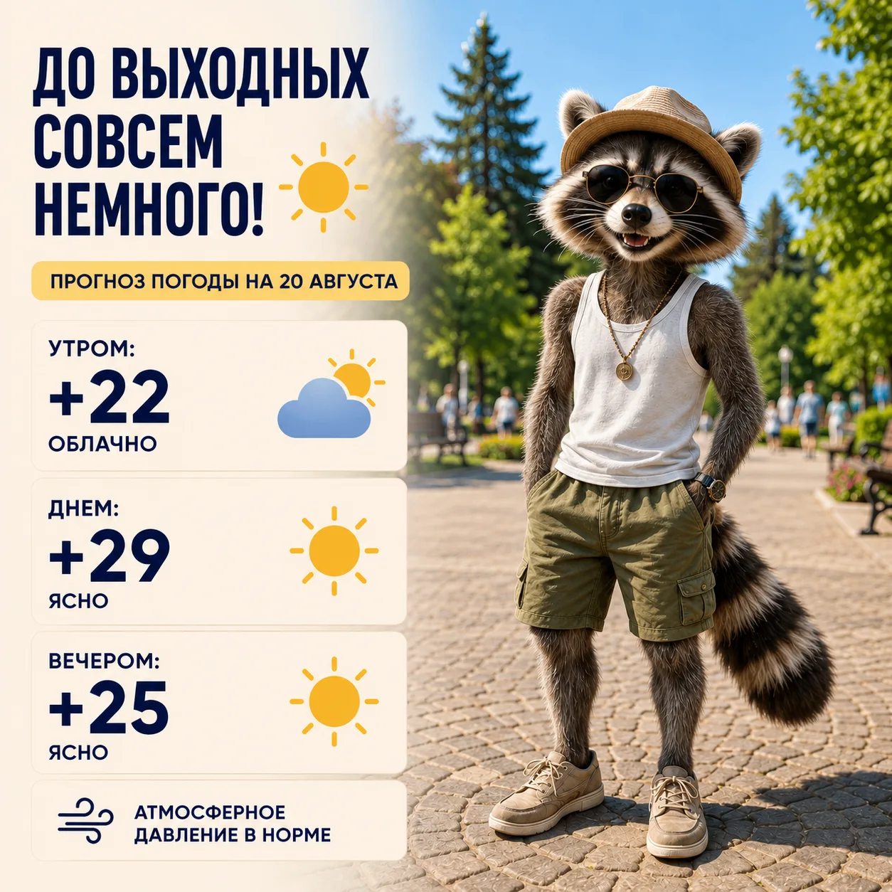 ☀️ До выходных совсем немного, Краснодар!