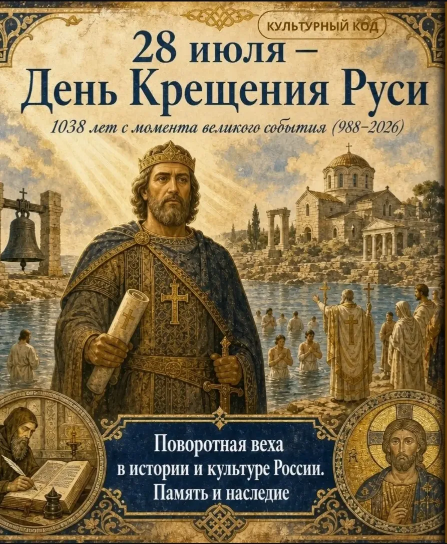 28 июля — День Крещения Руси