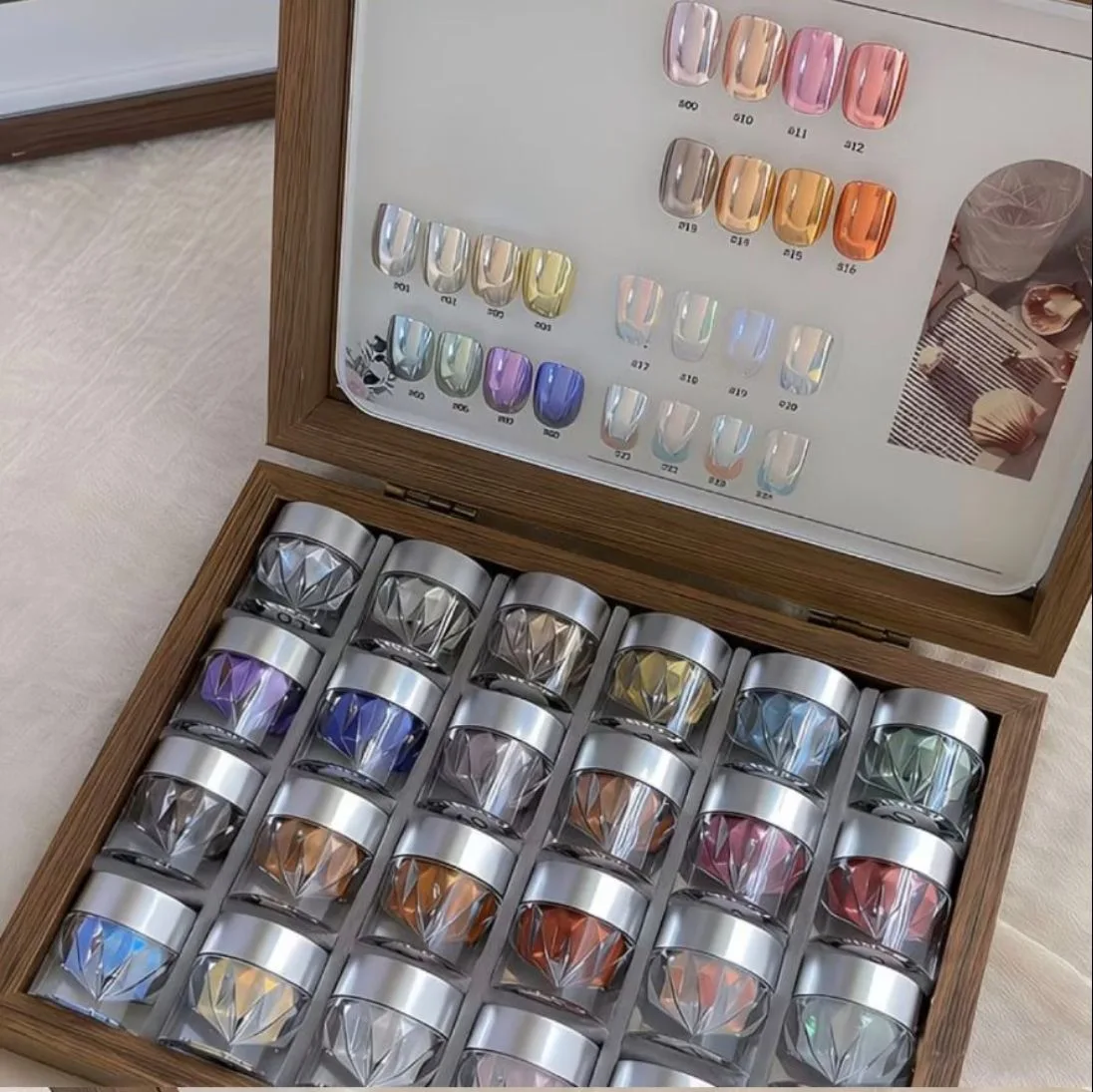 Бокс зеркальной втирки для ногтей 💅