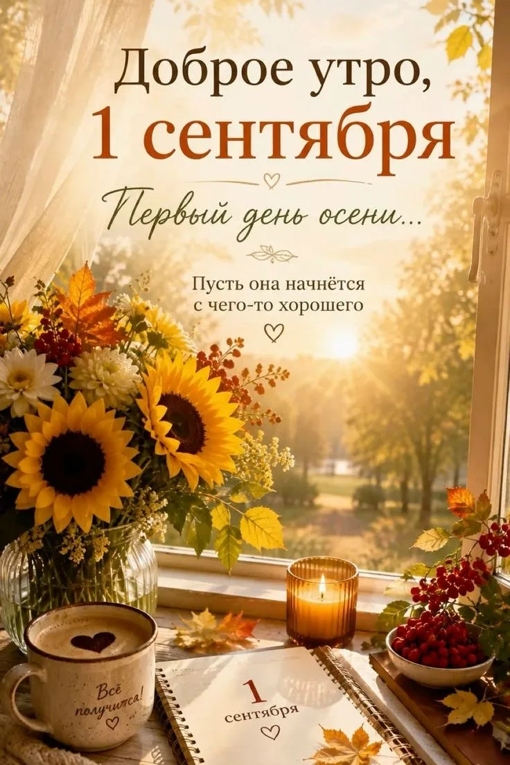 Первый день осени… В нём столько оттенков: и лёгкая грусть от прощания с летом, и предв...