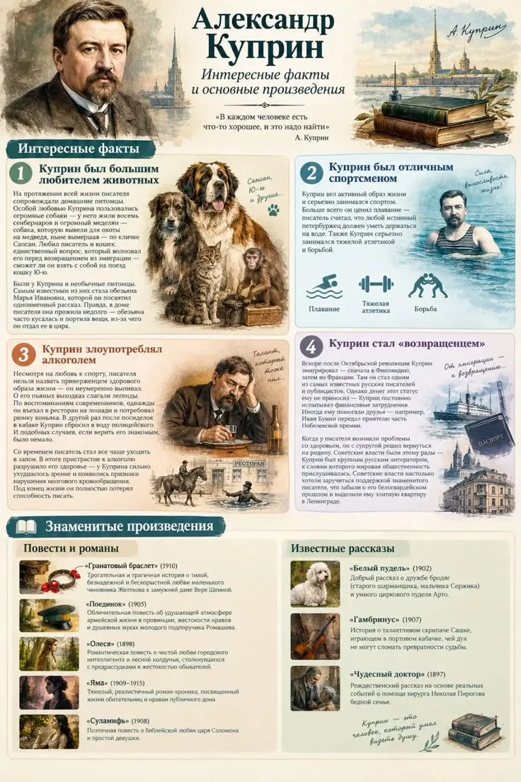 Александр Куприн 📚📖✍️
