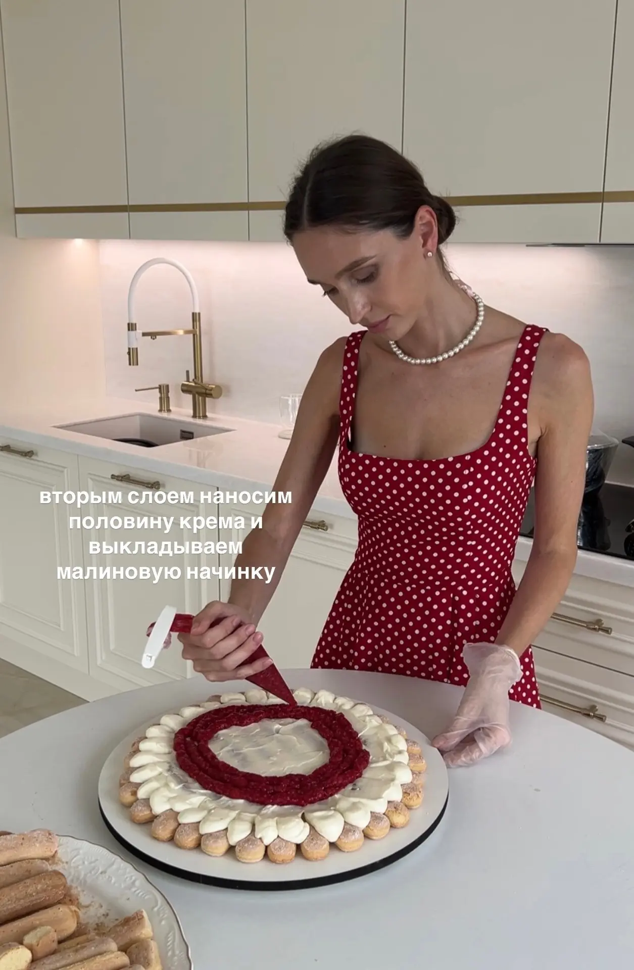 Рецепт торта-тирамису с малиной⤵️