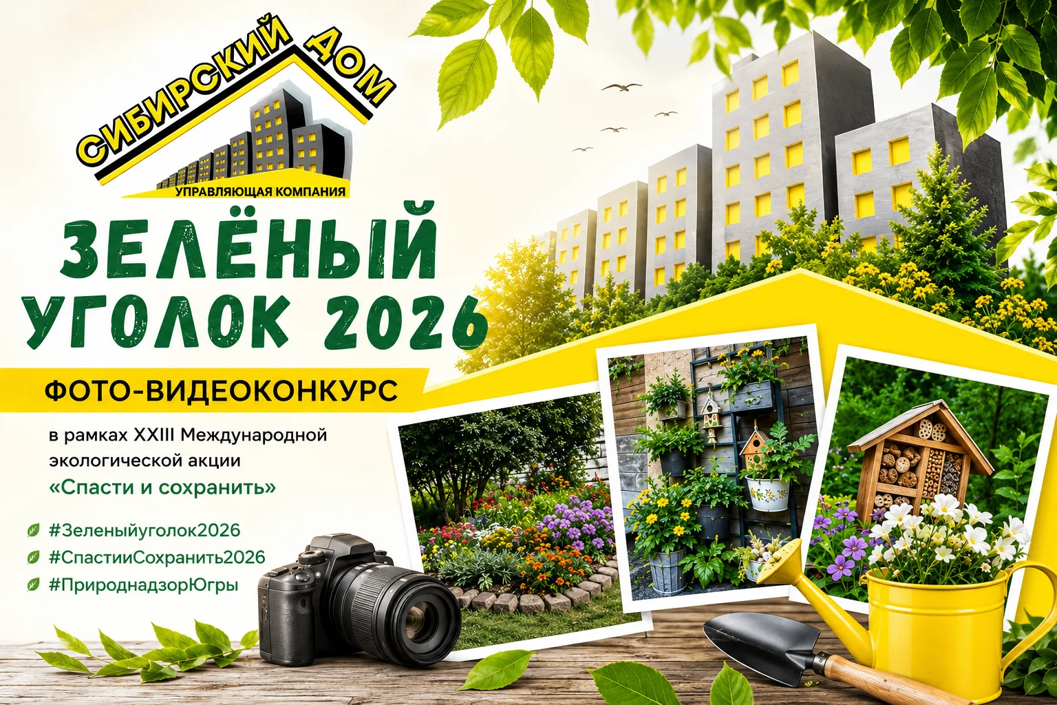 🌸 Наша придомовая территория может стать примером экологичного и красивого пространства! 🌸

🌿 При