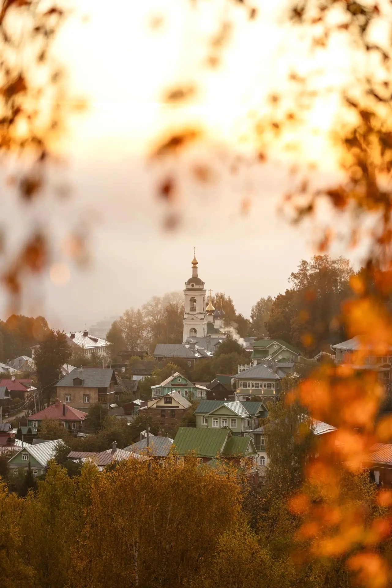 Плёс встречает новый день… 🌅🍂