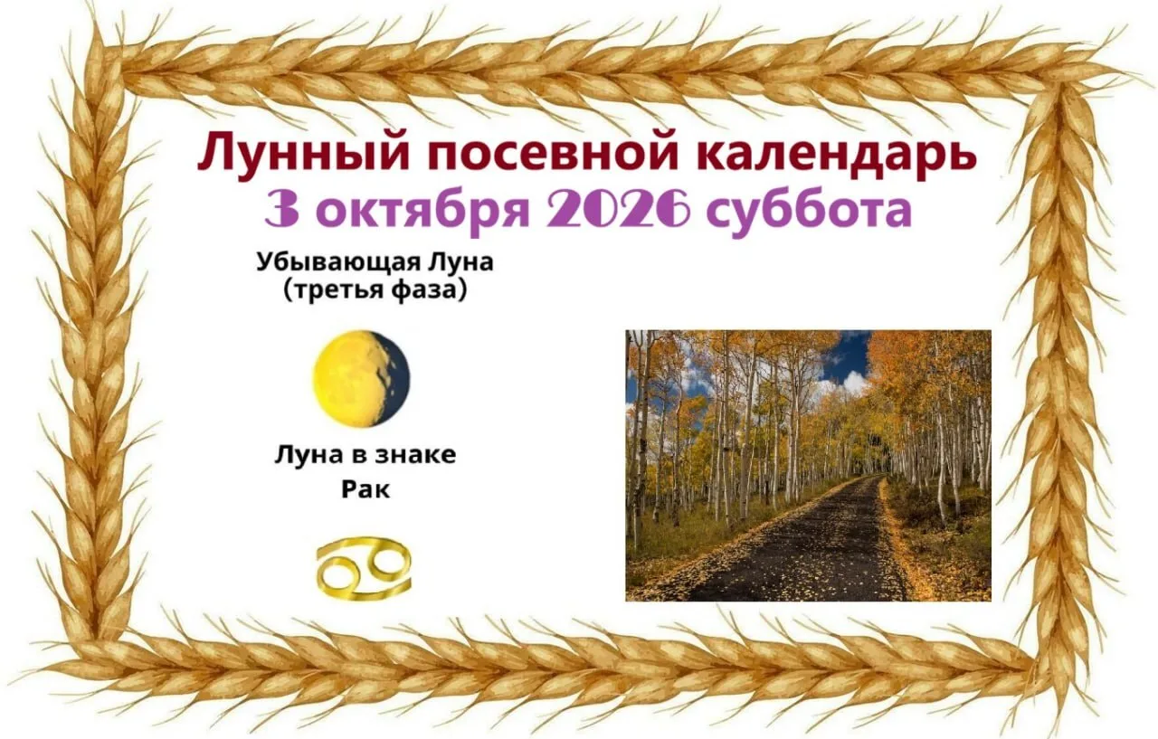 3️⃣ октября, суббота