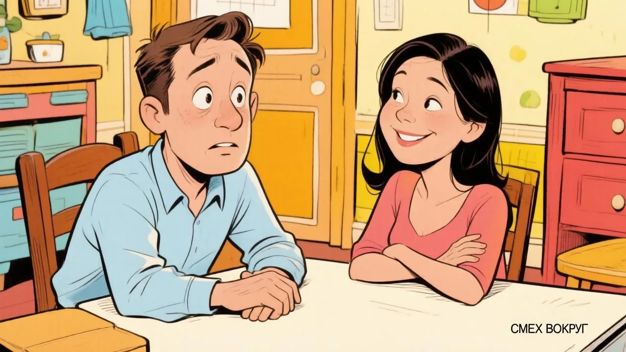 – А ну-ка,скотиняка, скажи мне заветные слова, которые хочет услышать каждая замужняя ж...
