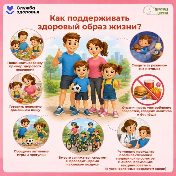 Здоровый образ жизни начинается с пелёнок 🌱