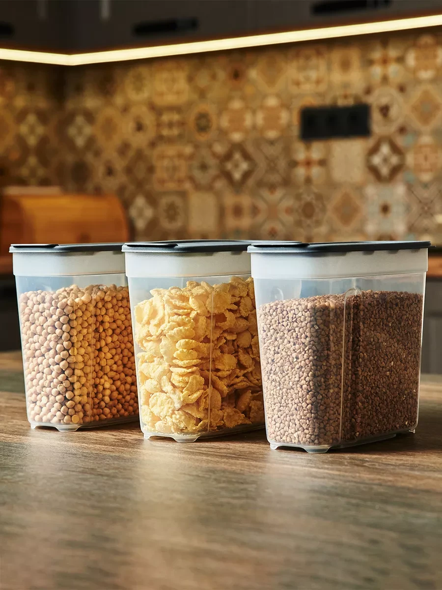 ⚡️ Контейнер для хранения круп и сыпучих продуктов 1,4 л, Альт-Пласт