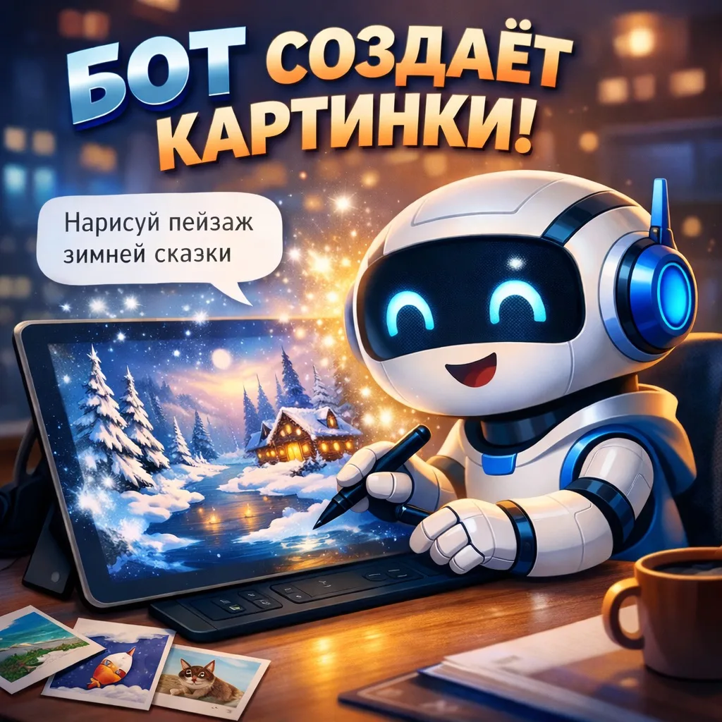 🎨 Наш бот в Max научился создавать изображения