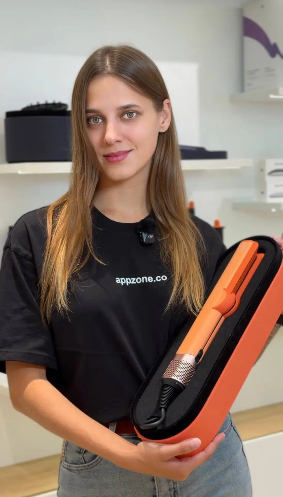 Новый выпрямитель Dyson в крутом цвете Ceramic Apricot and Topaz (керамический абрикос ...