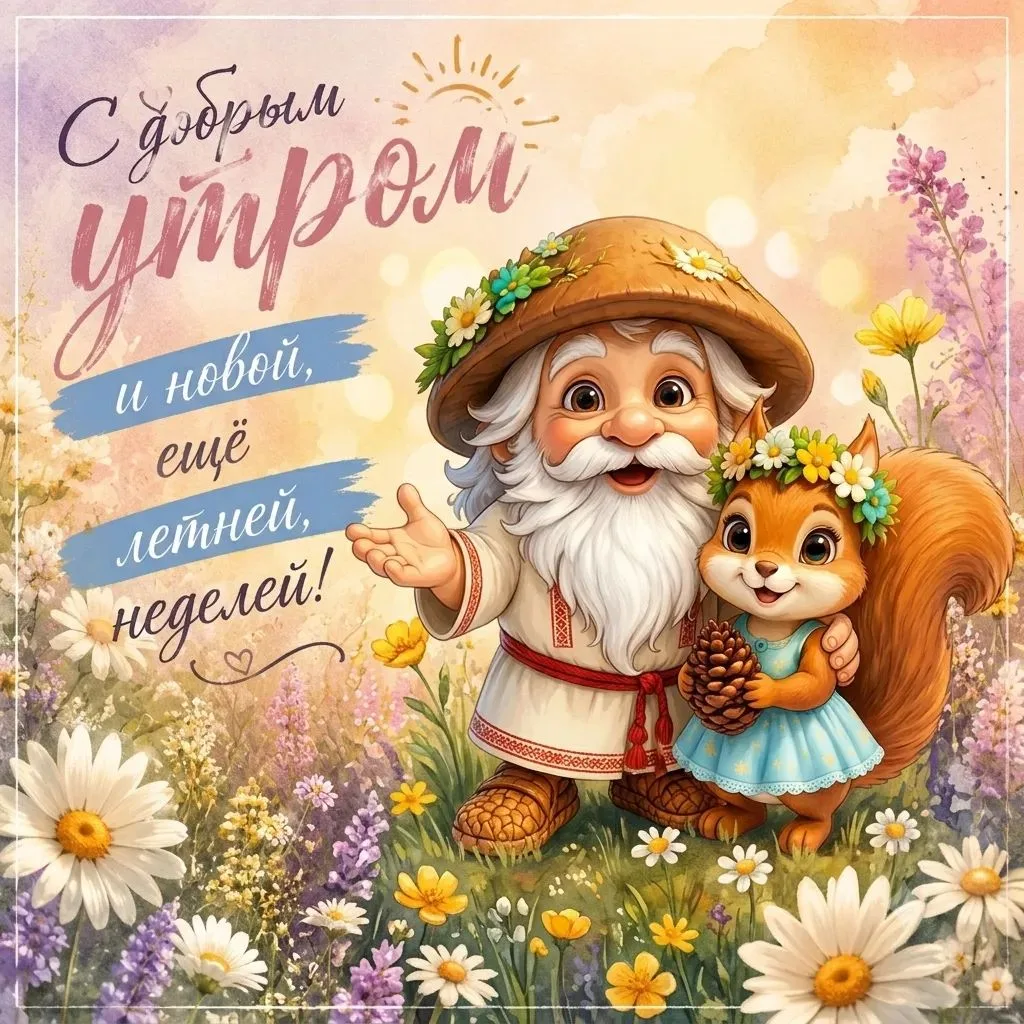 🤗Наш #Боровичок14_Бор желает всем хорошего начала недели!
