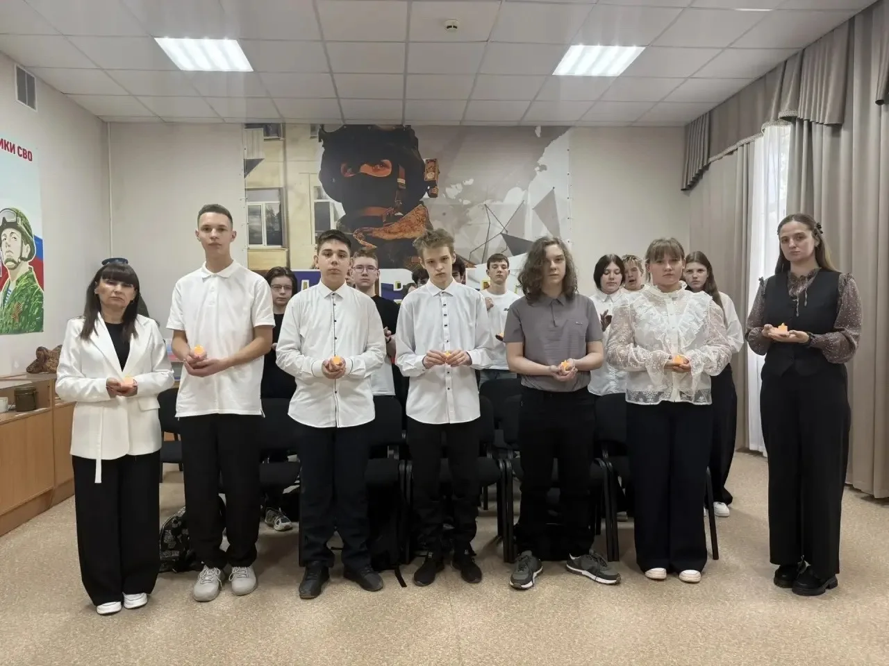 🕊 Память, которая объединяет: в школьном музее прошло мероприятие, посвящённое памяти ...