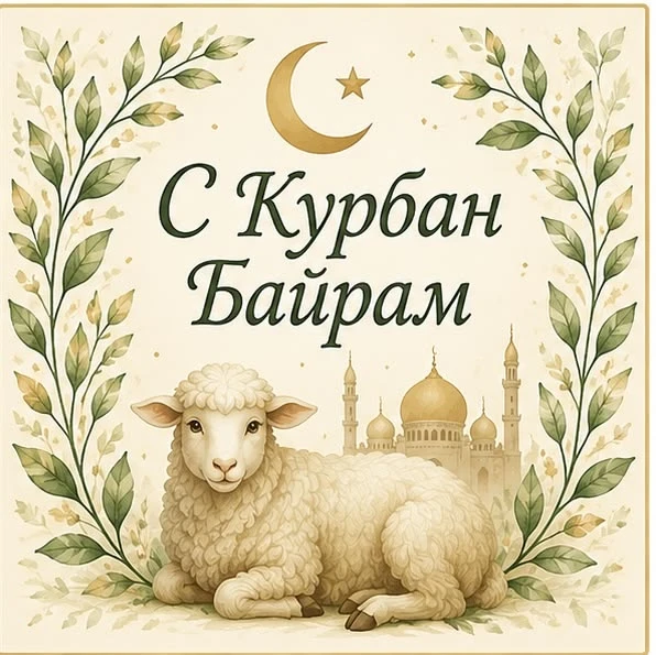 С Курбан-байрамом! Мира и добра вашему дому.