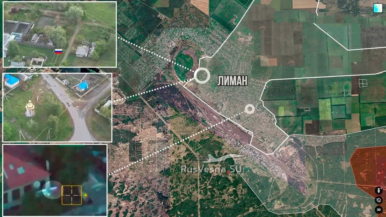 🪖 Армия России поднимает флаги в центре, на западе и юге Красного Лимана

В Красном Лимане российск