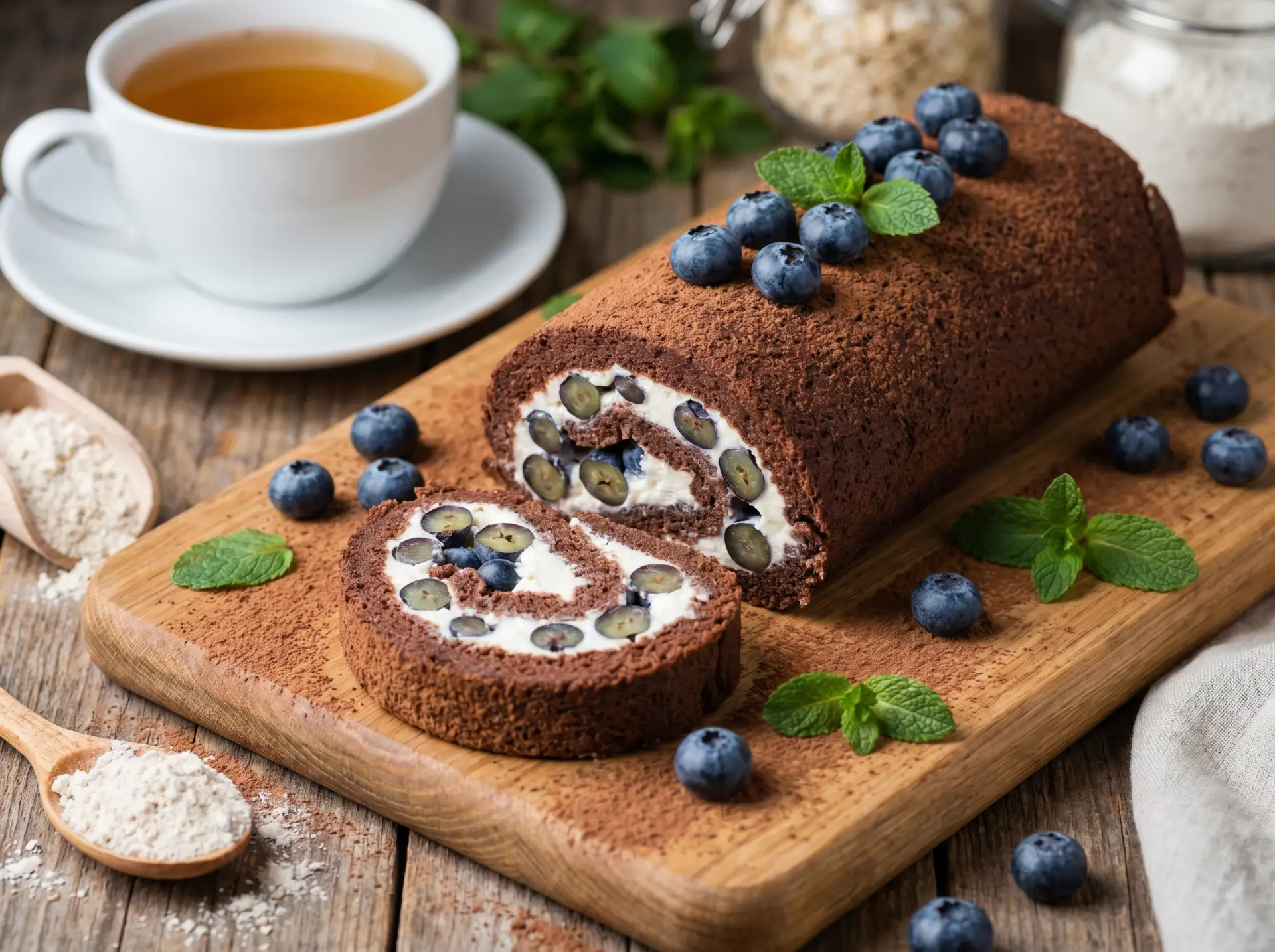 🍰 Шоколадный рулет ПП 🧁

Лёгкий и вкусный десерт без лишних калорий! 📊

Для бисквита:  
- 🥚 яичн