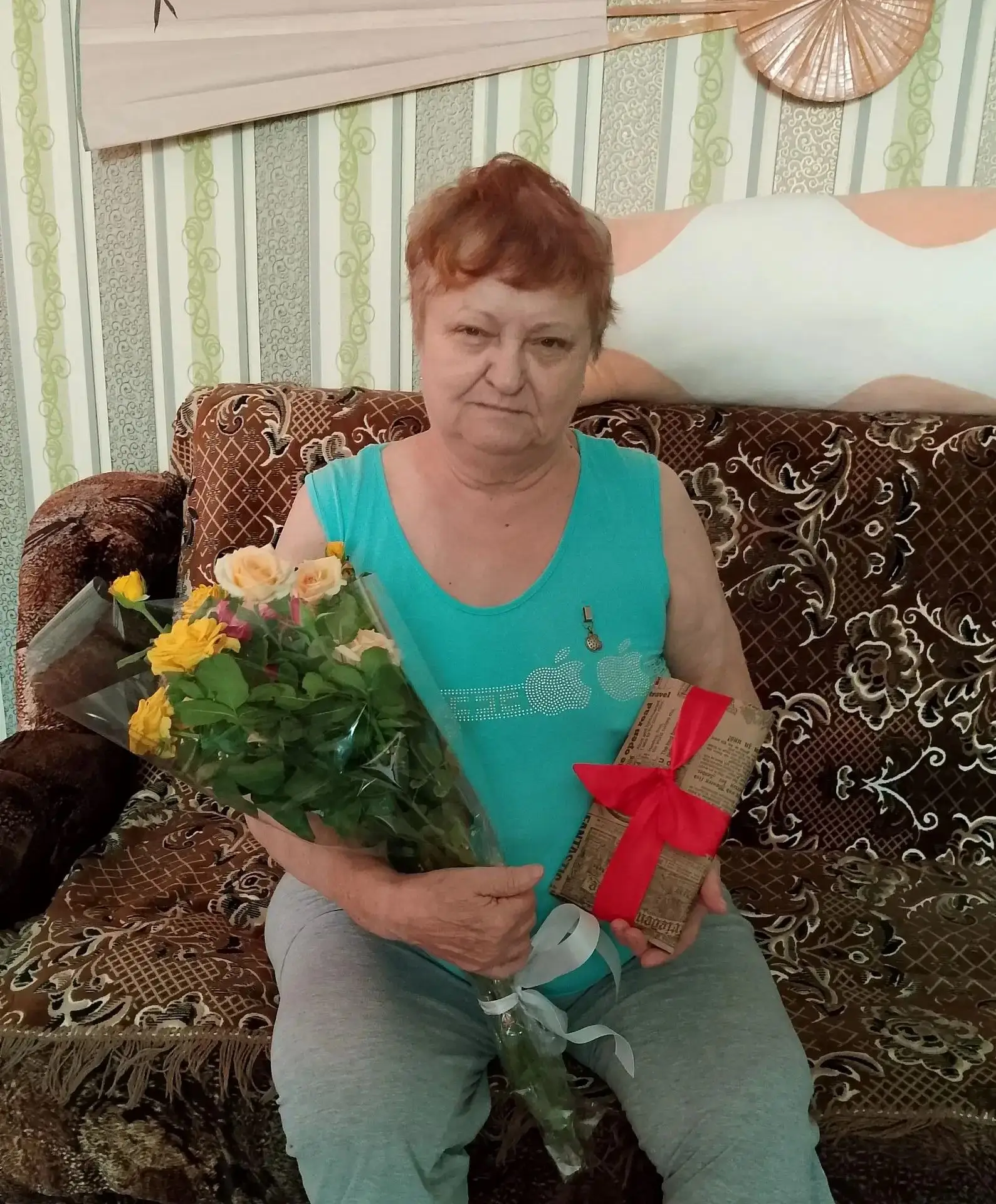 22 августа свой 75-ти летний юбилей отметил получатель социальных услуг отделения социа...