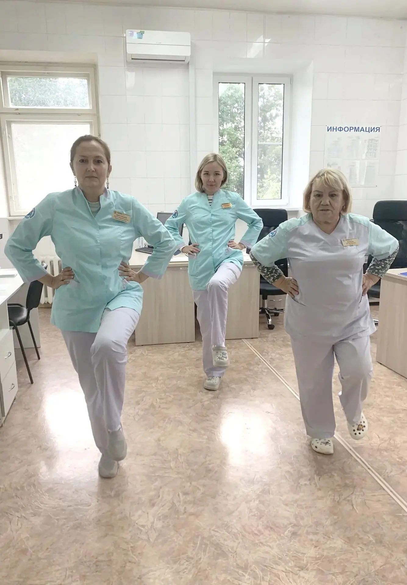 Утро 21 августа сотрудники отделения дневного стационара начали с профилактической и об...