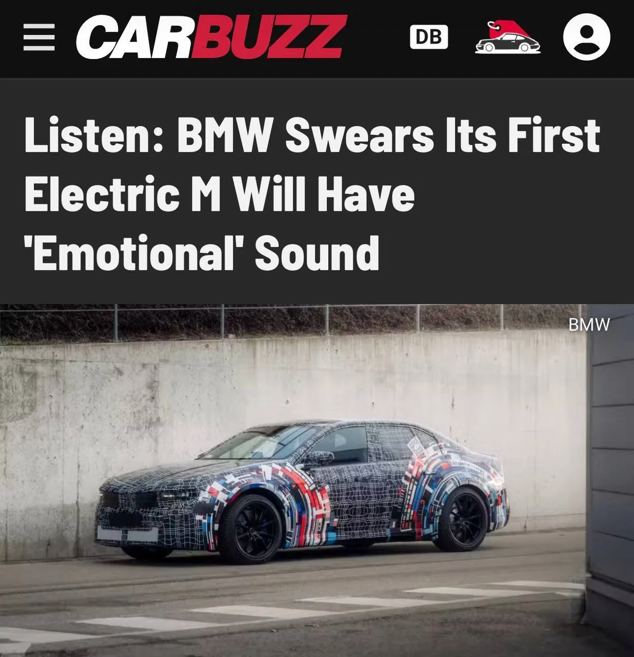 Электрические BMW M будут звучать как спорткары — для нового iM3 специалисты записывали звук рядных 