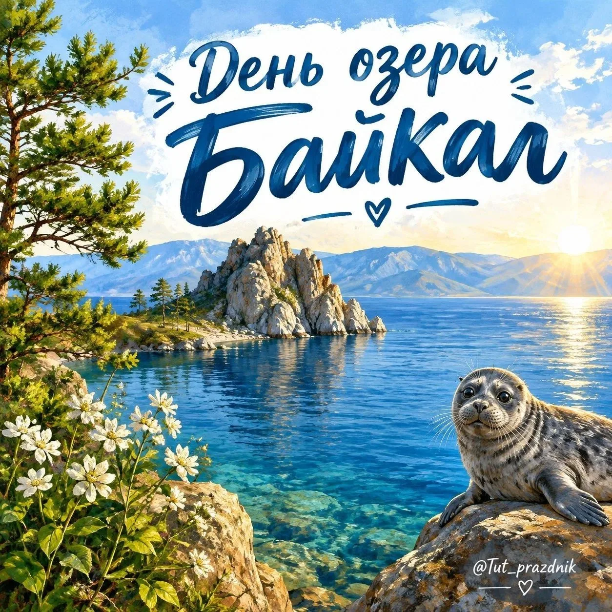 🌊 6 сентября — День озера Байкал 💙
