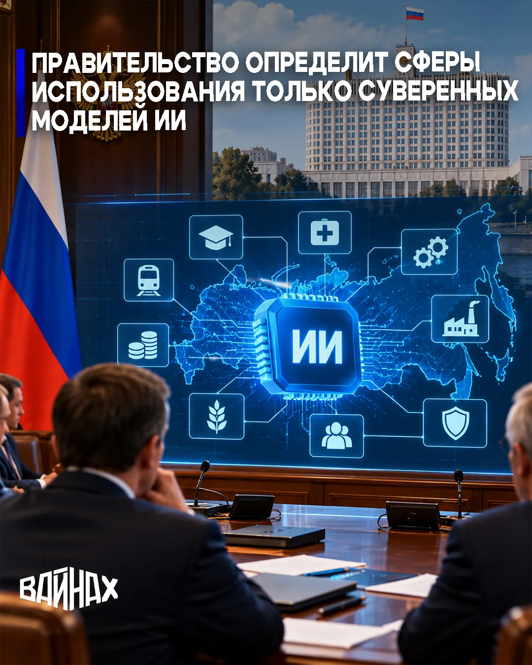 Правительство РФ определит сферы, где будут использоваться только суверенные модели ИИ,...